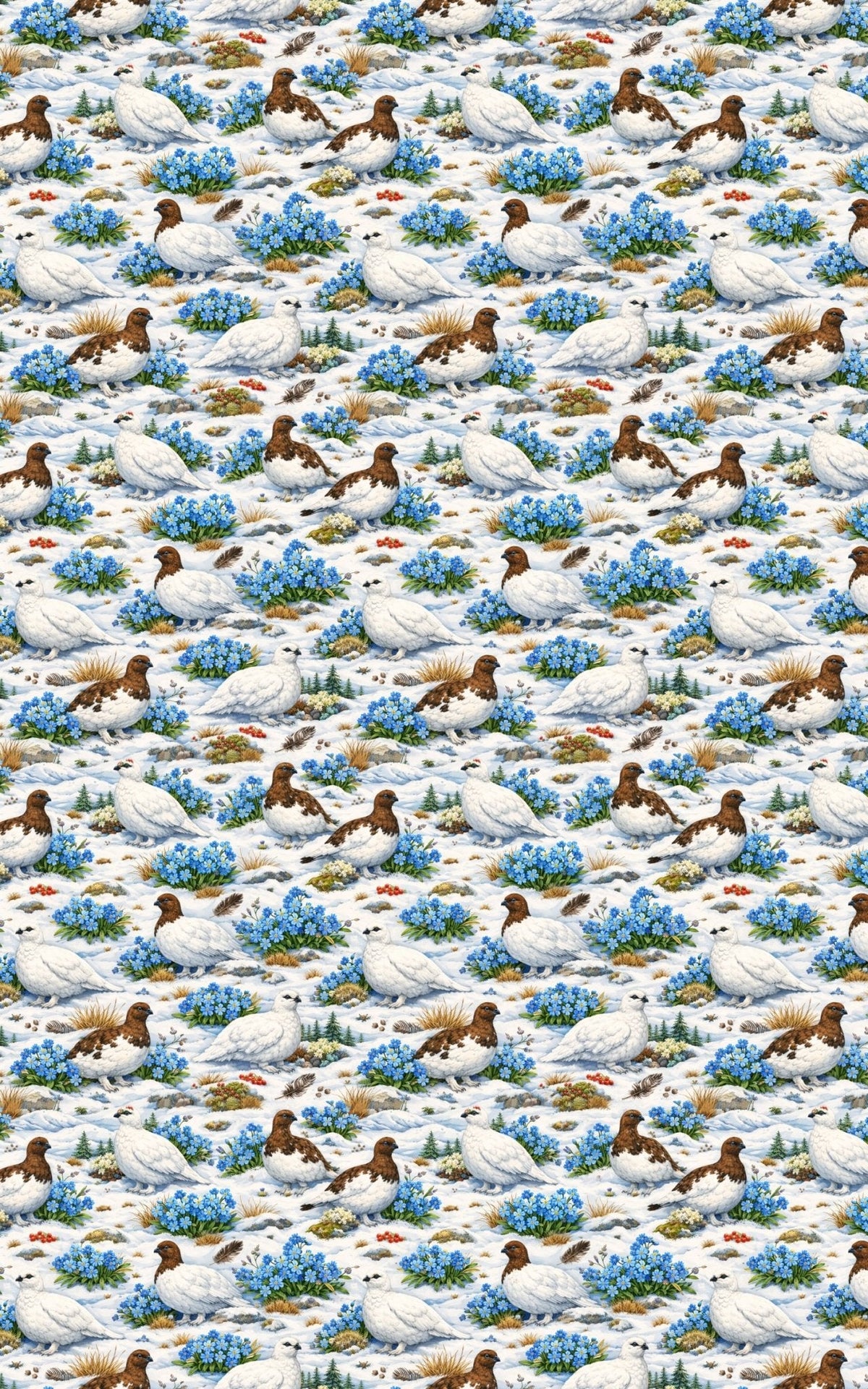 Alaska Flora & Fauna Wrapping Paper