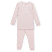 Alden Girls' Pima Cotton Pajama Pant Set - Light Pink