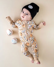 Bamboo Zip Romper | Cool Catch