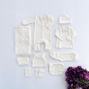 Alex Ecru Organic Cotton Newborn Coming Home Set (10 Pcs)