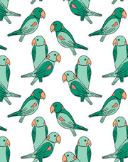 'alexandrine Parakeet' Wallpaper By Tea Collection - Caribbean