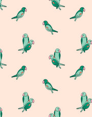 'small Alexandrine Parakeet' Wallpaper By Tea Collection - Caribbean