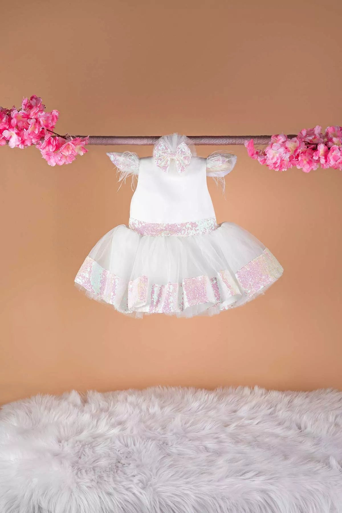 Almira White Baby Dress