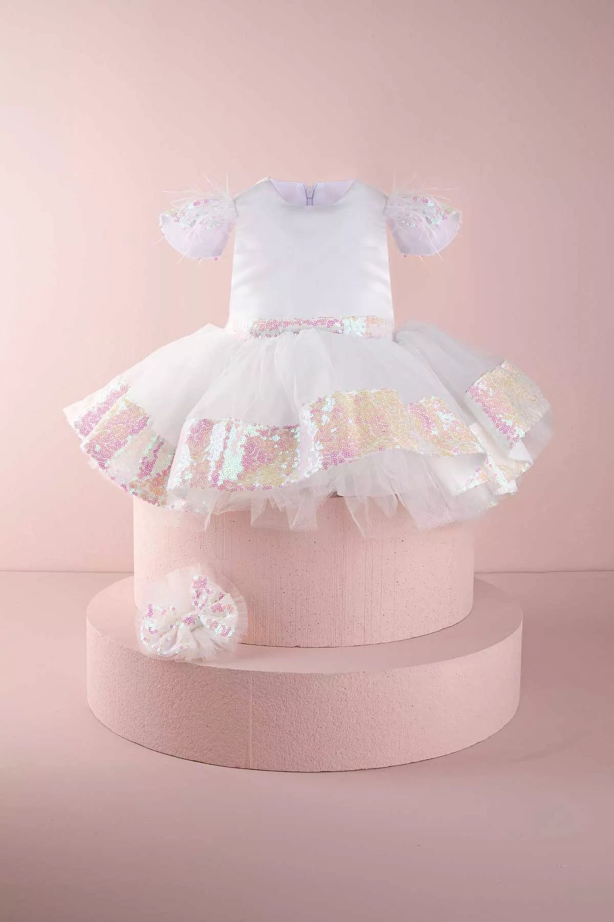 Almira White Baby Dress