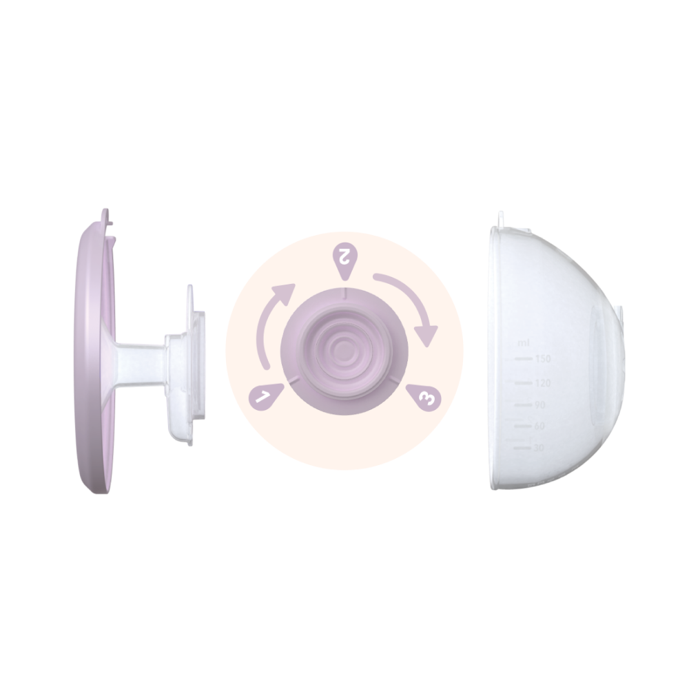 Slim-cups Hands-free Collection Cups