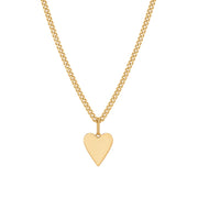 Amaya Heart Curb Necklace