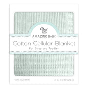 Amazing Baby - Cotton Cellular Blanket, Soft Seacrystal