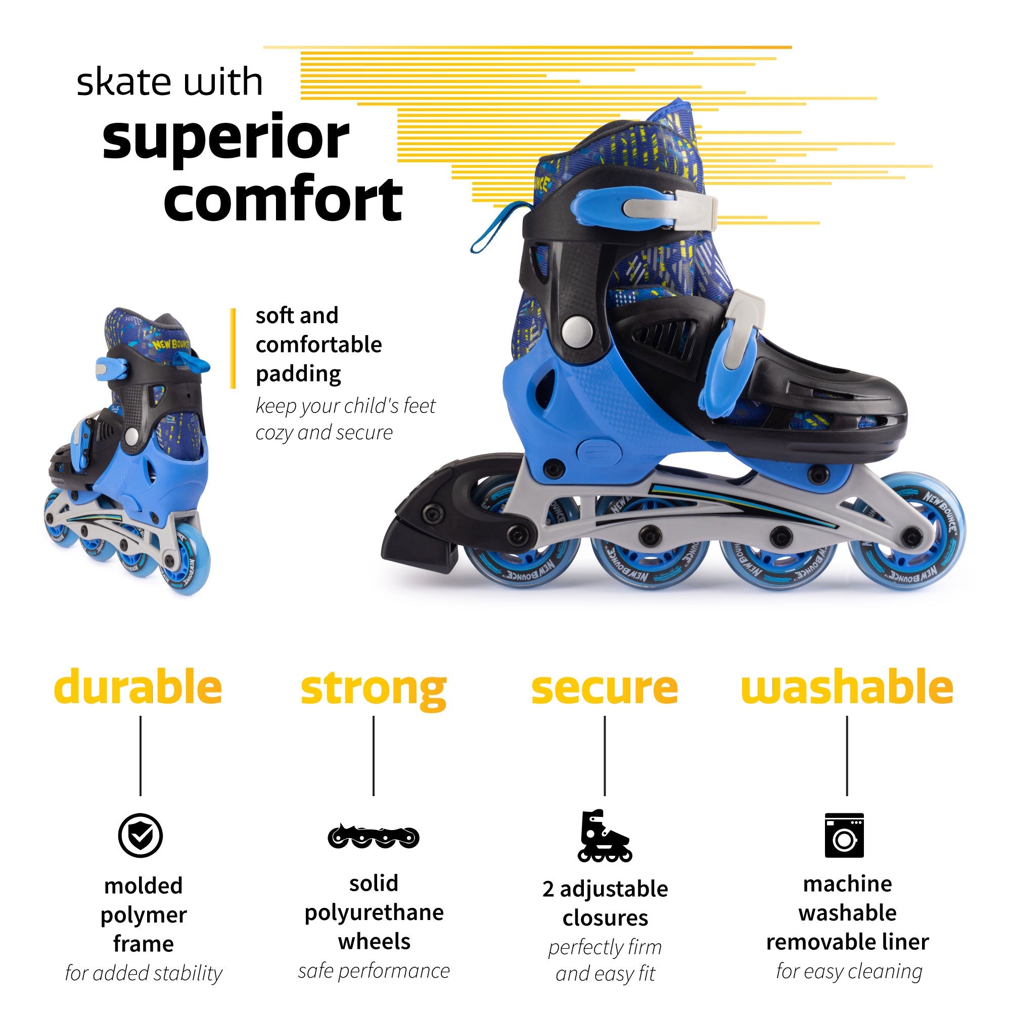 Adjustable Inline Skates