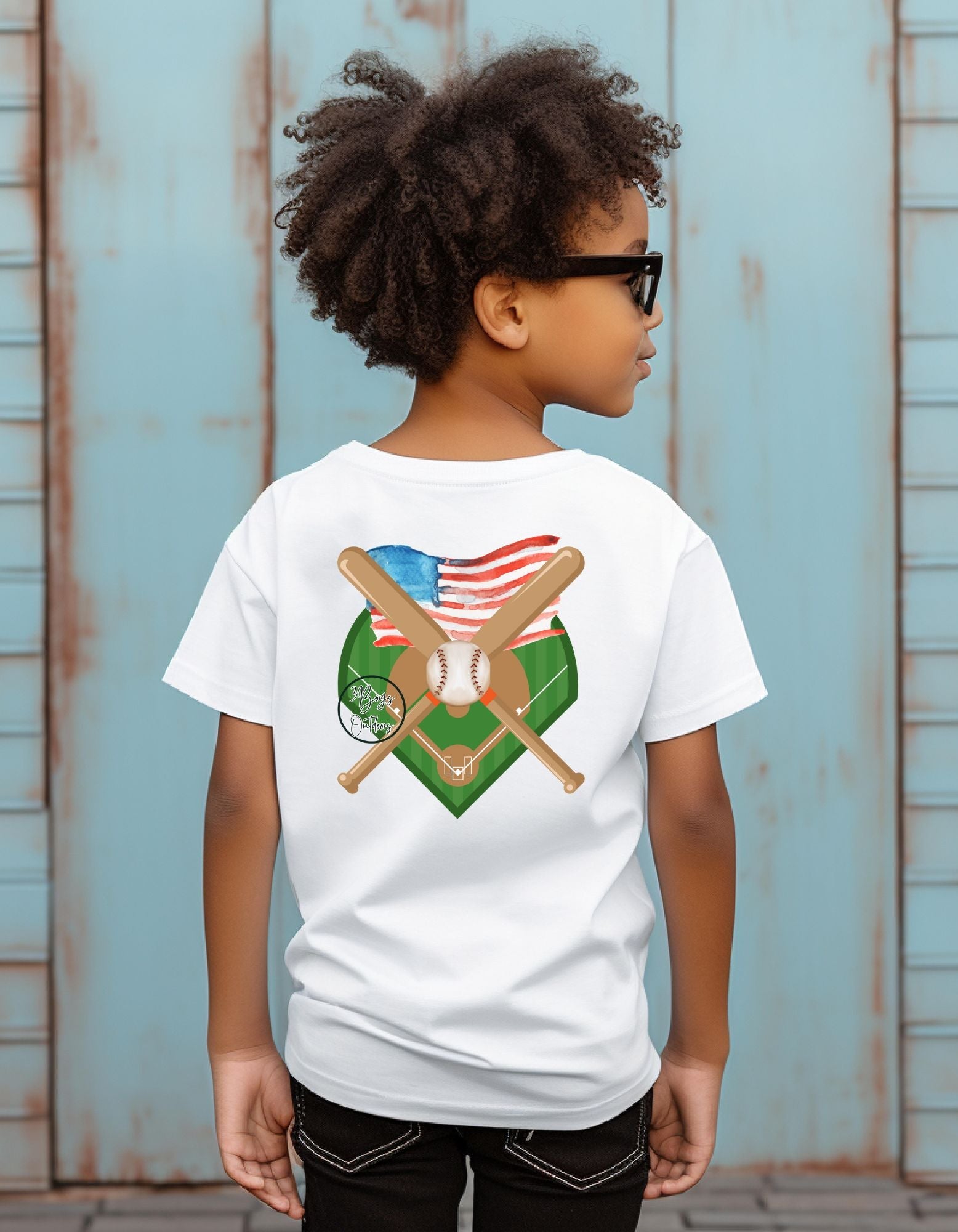 3boys Outdoors American Baseball Tee