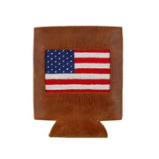 American Flag Can Cooler