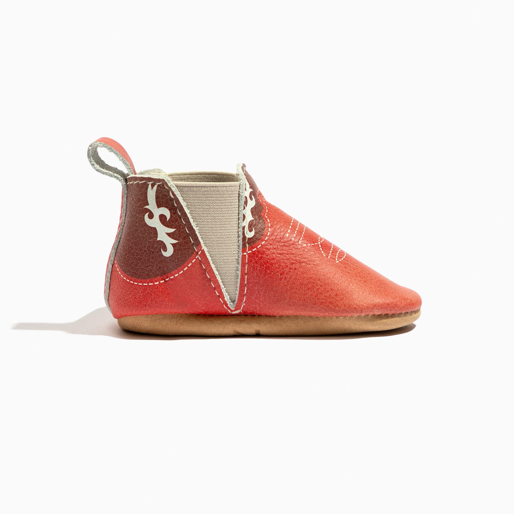 Crimson Cowboy Chelsea Boot Baby Shoe