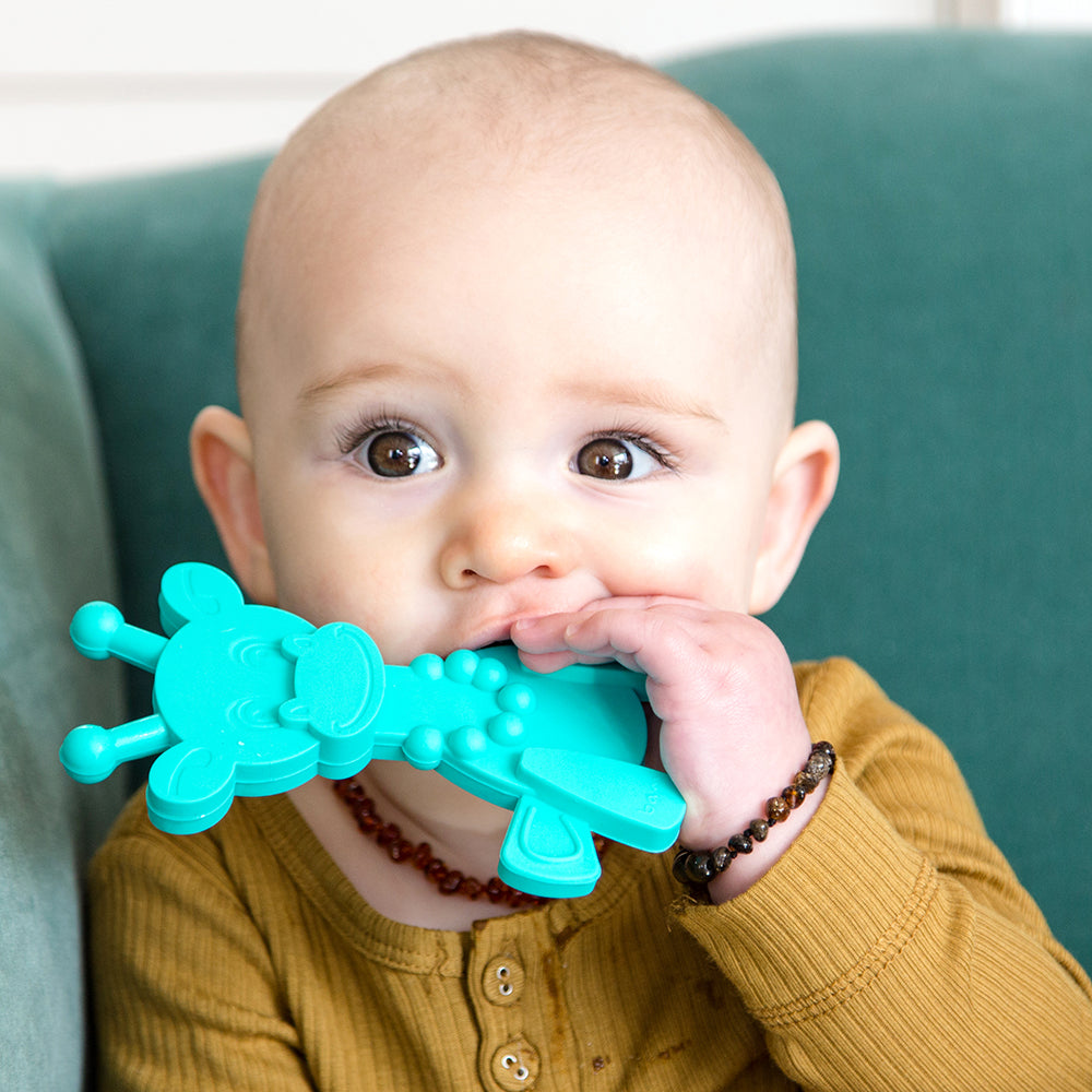 Little Bambam Baby Teething Toy - Turquoise