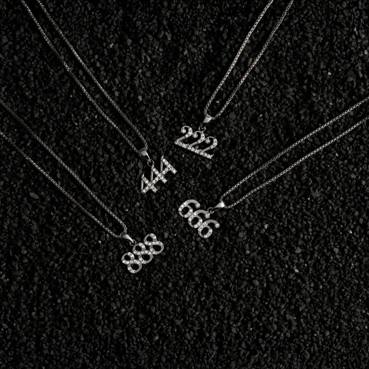 555 Sapphire Angel Number Charm