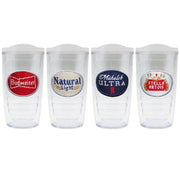 Anheuser Busch Tumbler Set With Lids
