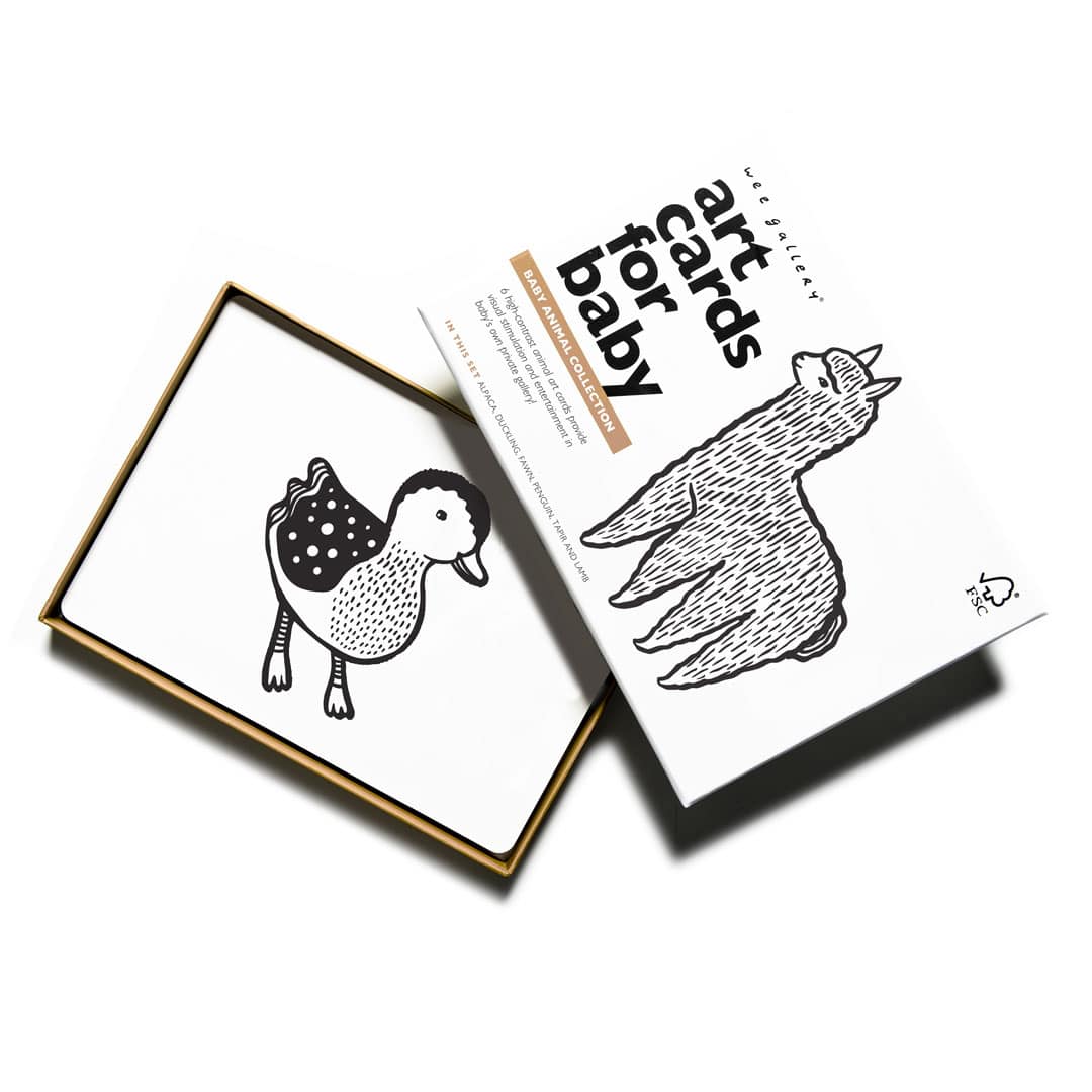 Art Cards For Baby - Baby Animals Collection
