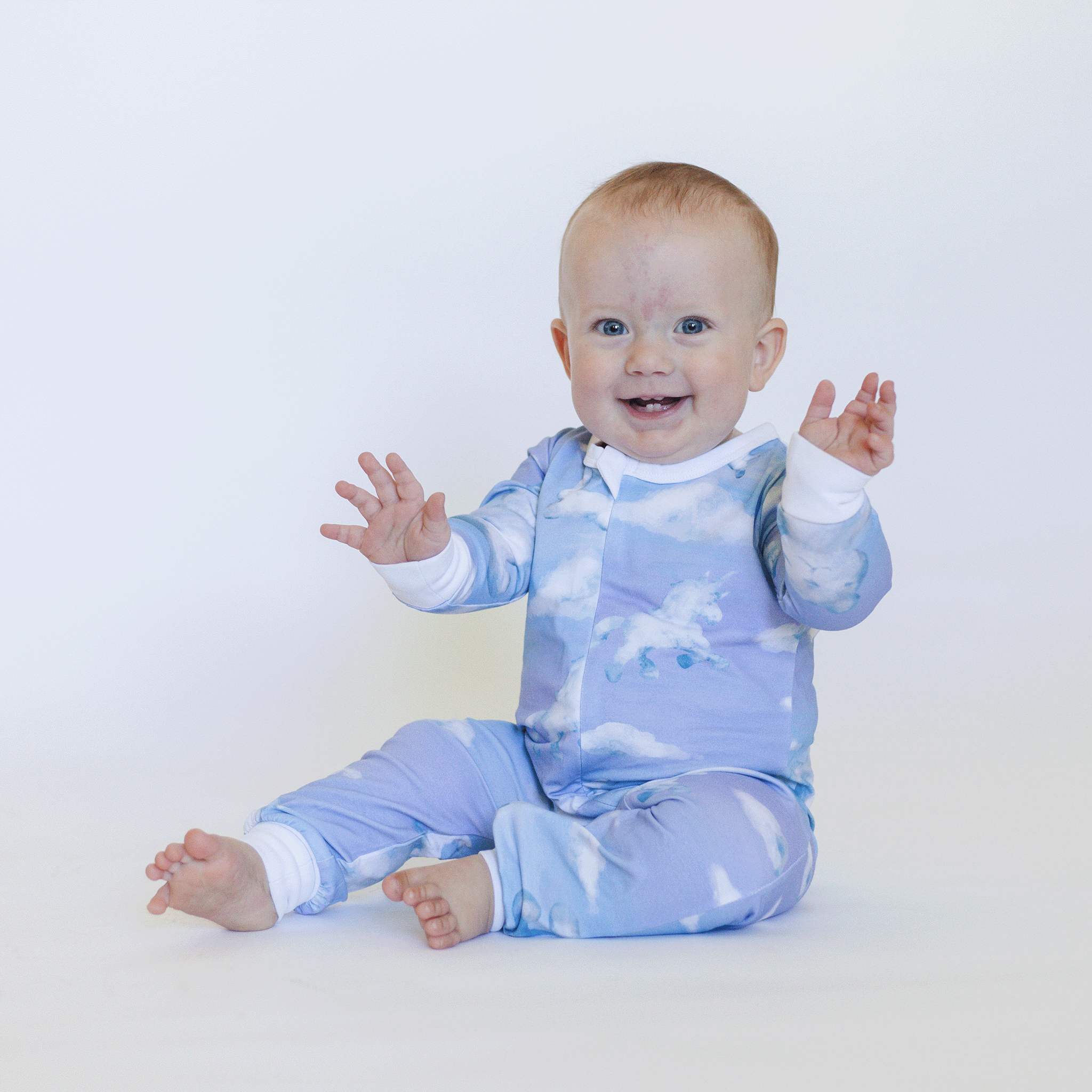 Parker Baby Zip Long John | Dreamy