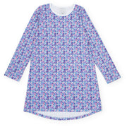 Ann Women's Longsleeve Nightgown - Blackberry Floral