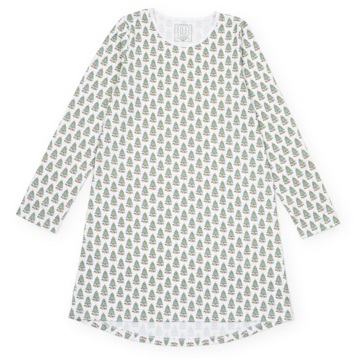 Ann Women's Longsleeve Nightgown - Under The Christmas Tree