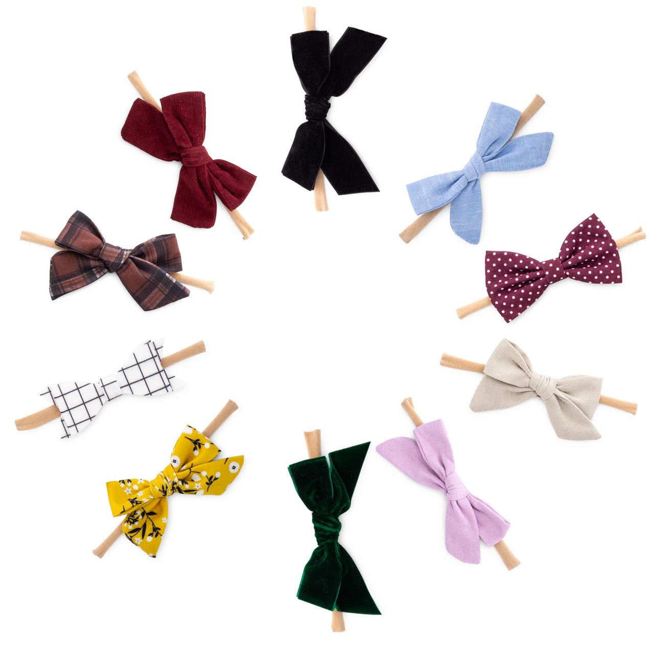 Anne Set - Bows And Headbands - 10 Pack