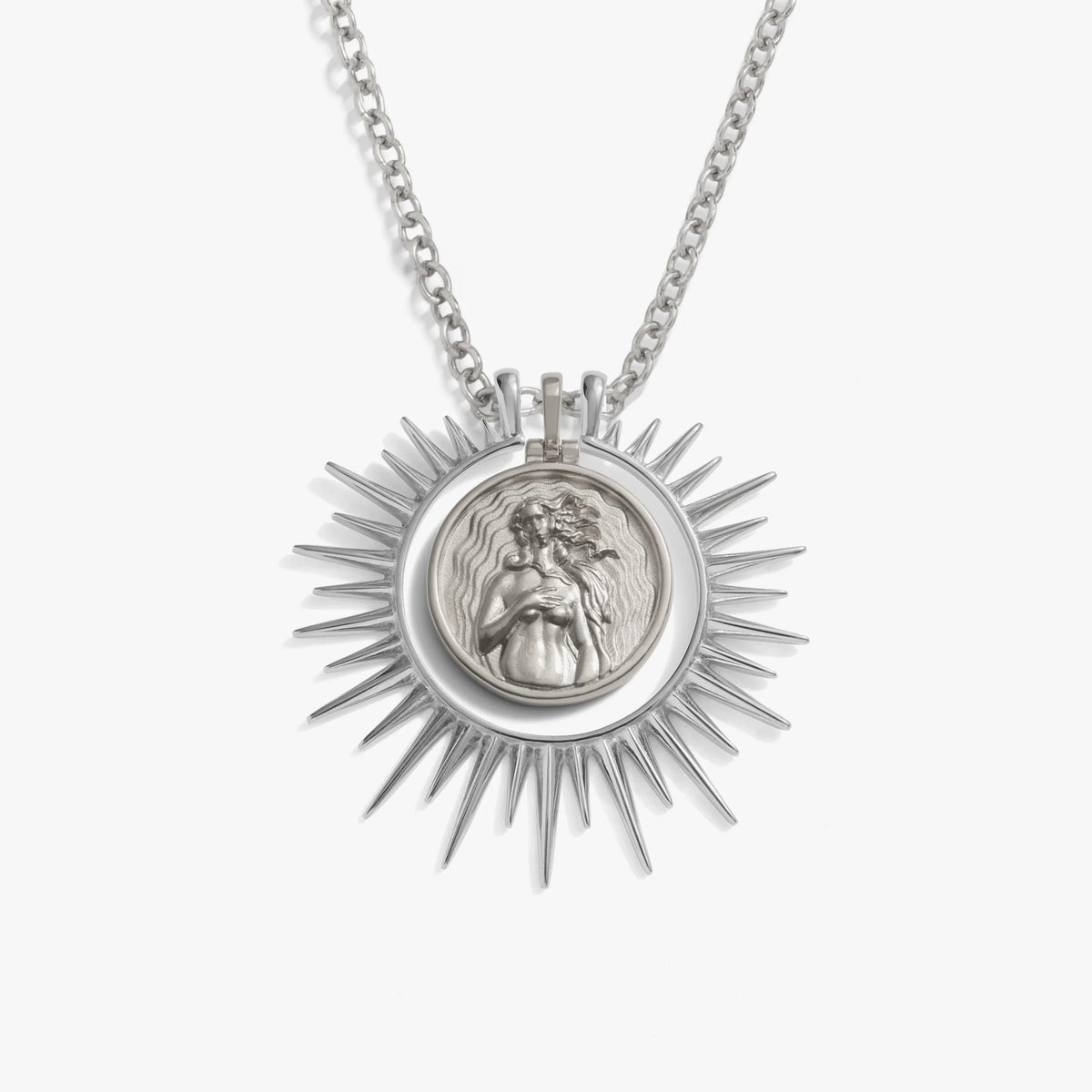 Cosmic Rays Halo Goddess Necklace
