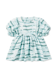 Dress With Puff Sleeves - Alligator Isle