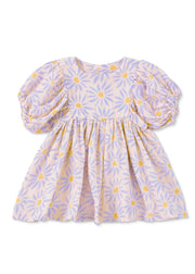 Dress With Puff Sleeves - Daisy Dreams
