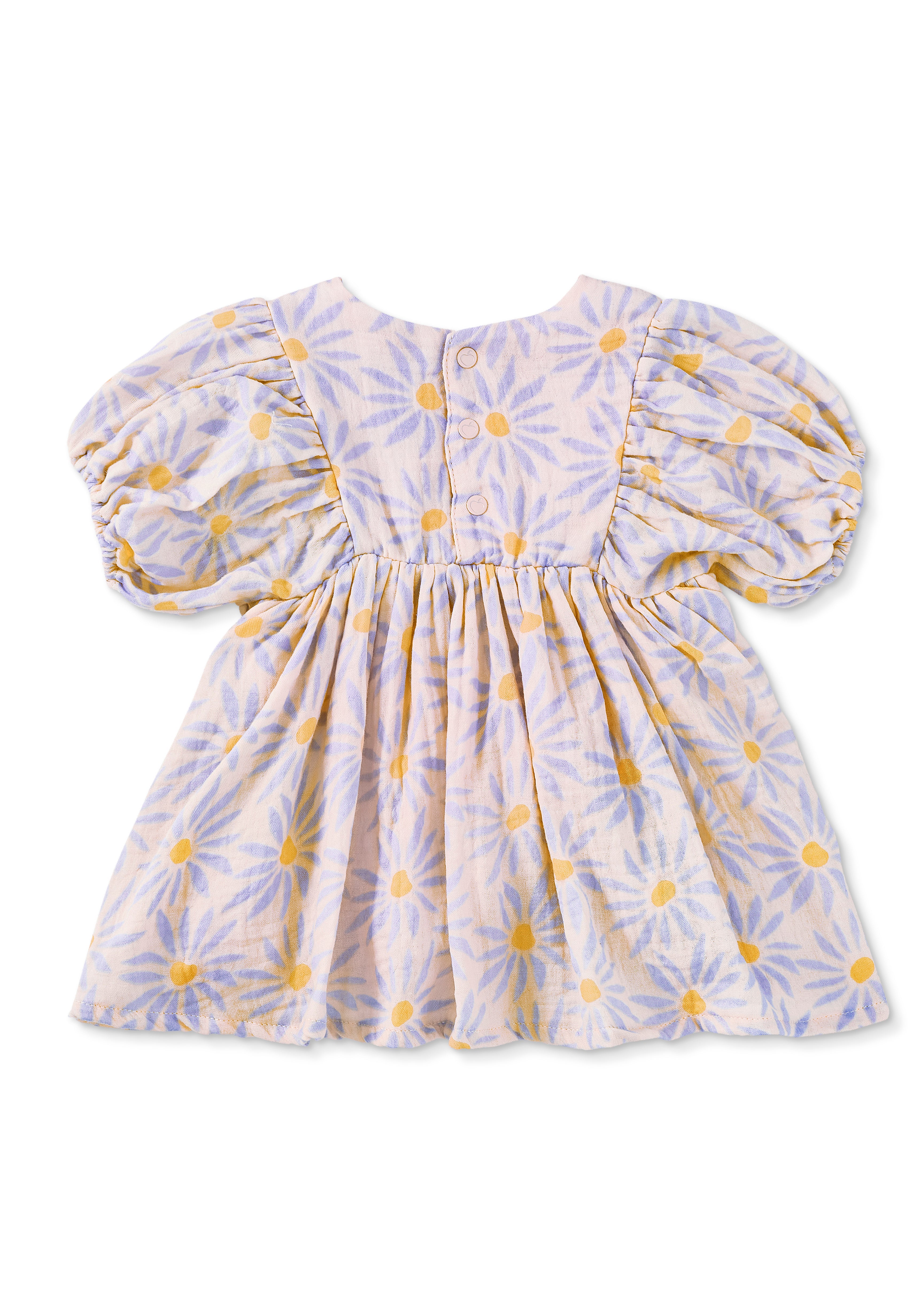 Dress With Puff Sleeves - Daisy Dreams