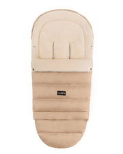 Beige Arctic Organic Wool Adjustable Footmuff