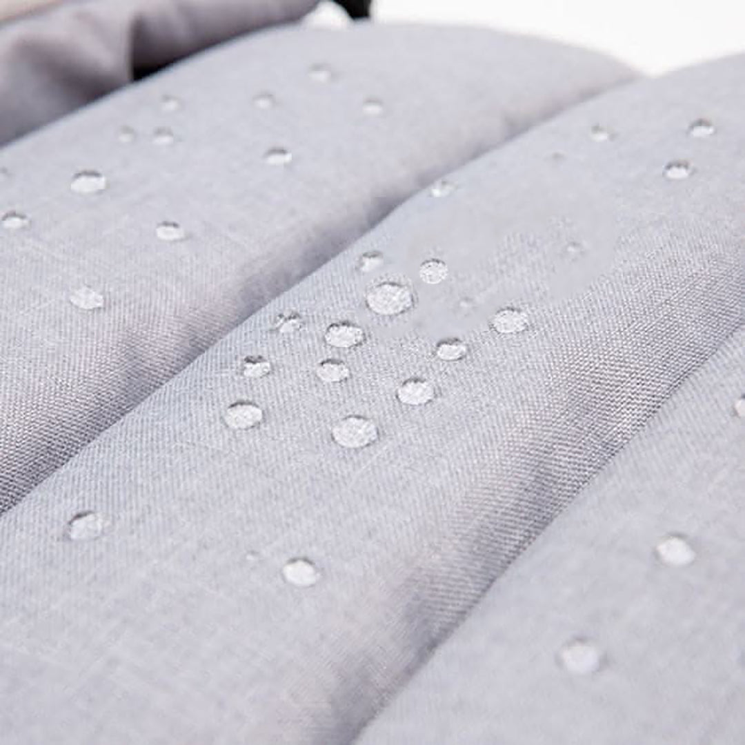 Black Arctic Organic Wool Adjustable Footmuff