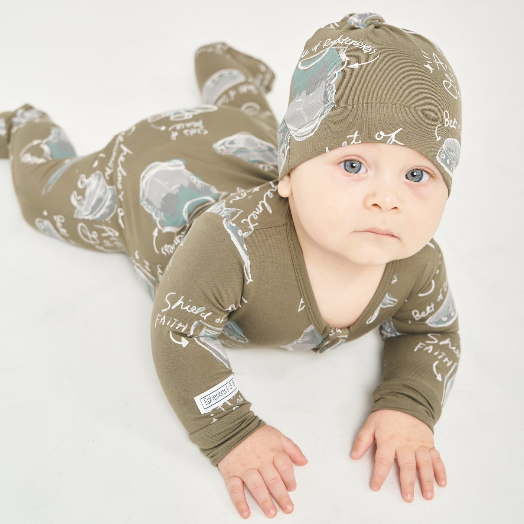 Armor Of God Green Knotted Hat Bamboo