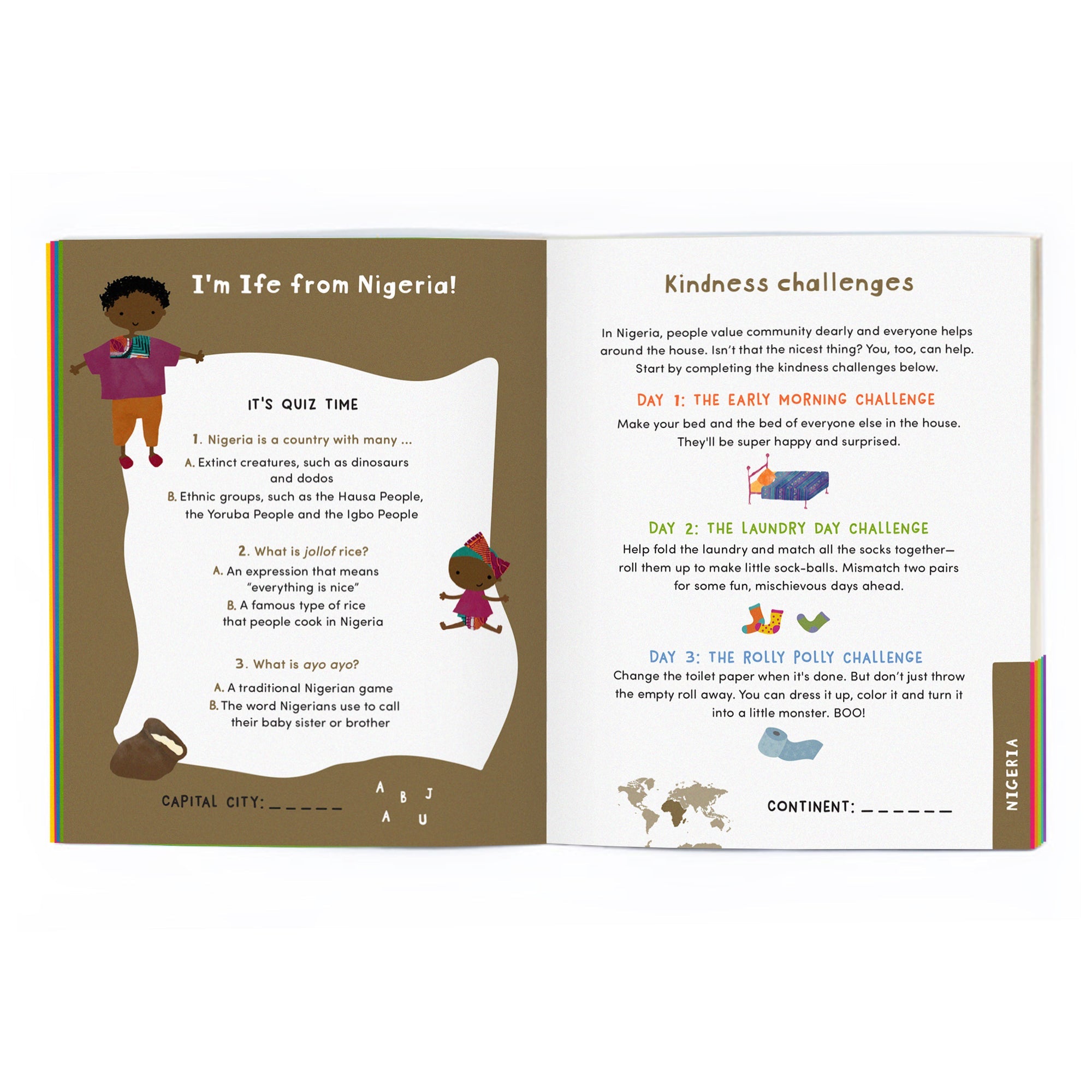 Around The World Activity Book