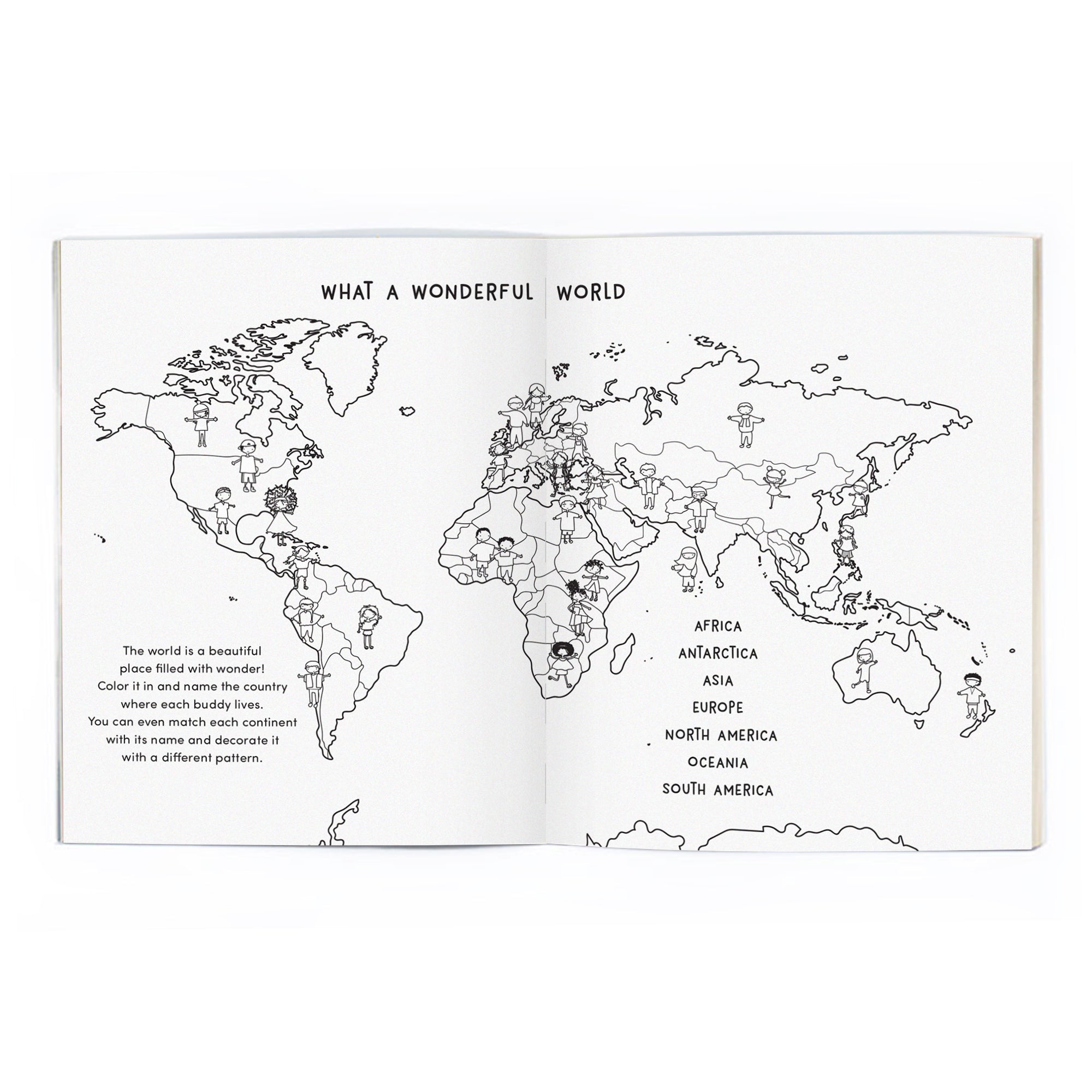 Around The World Coloring Book