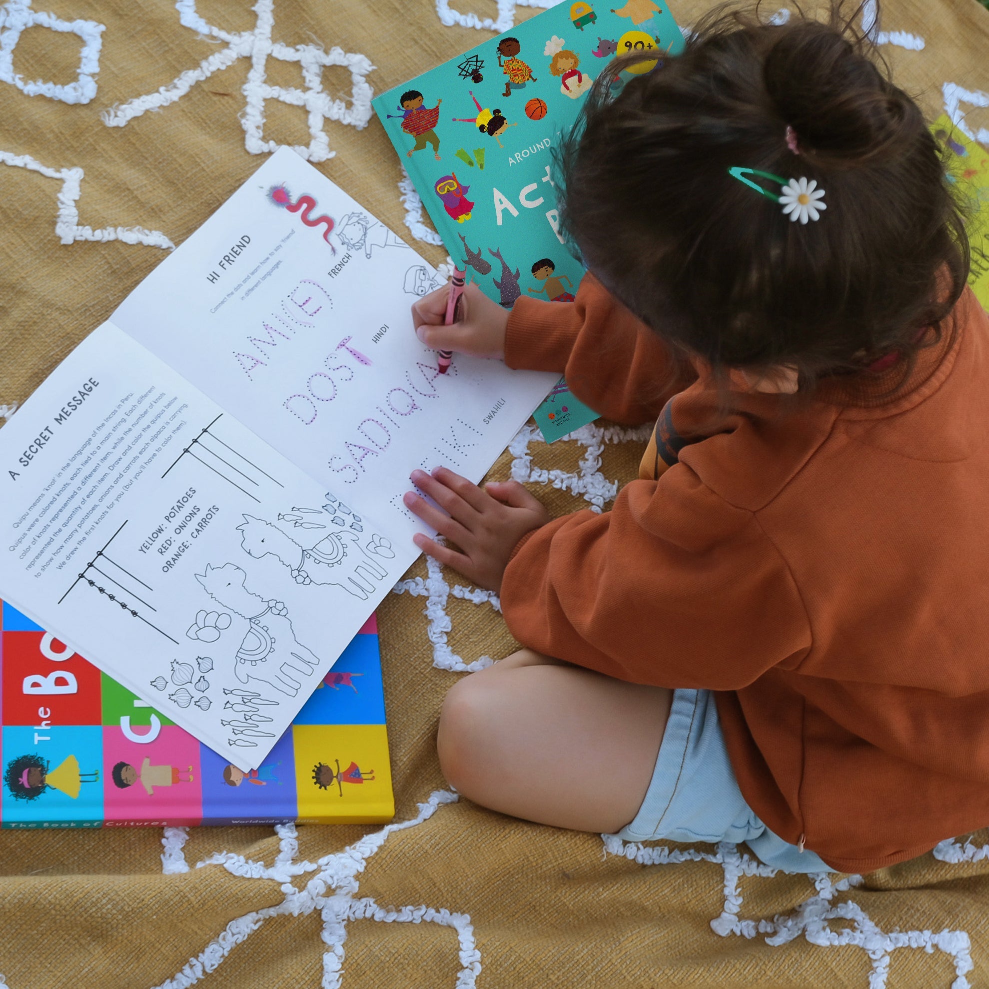 Around The World Coloring Book