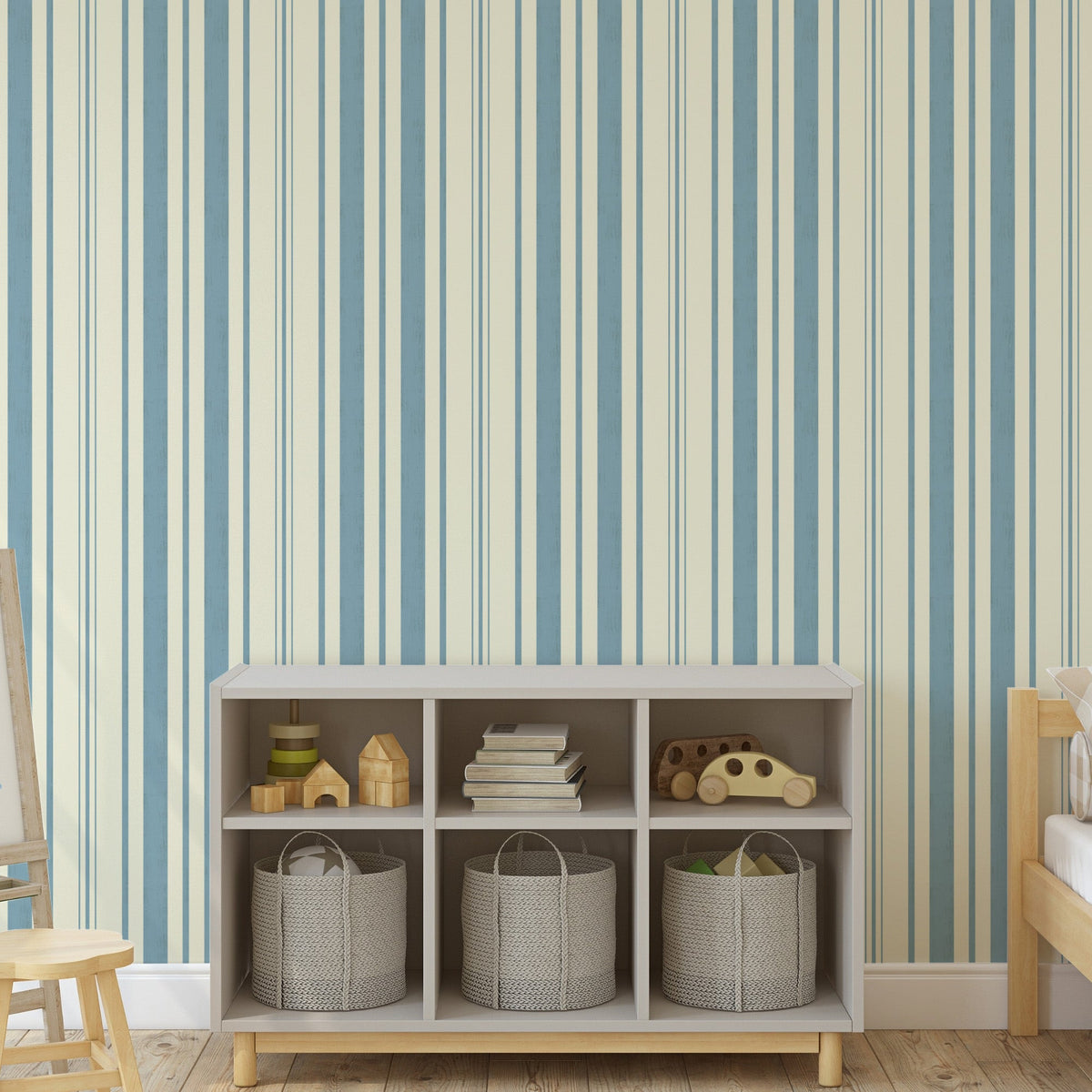 Regency Stripe Wallpaper By Archana Bhurke