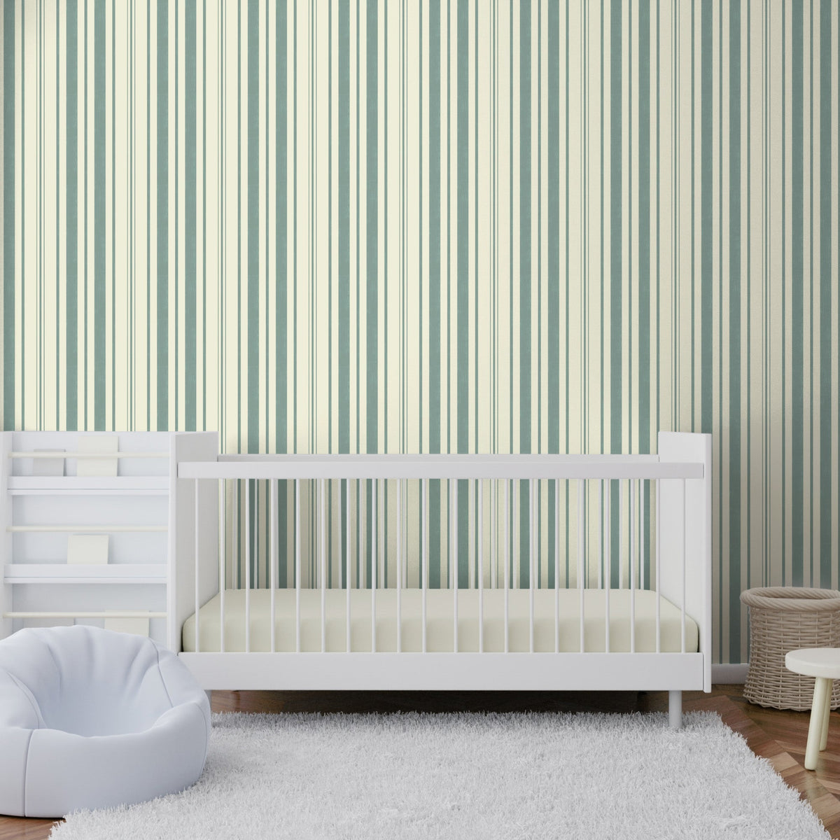 Regency Stripe Wallpaper By Archana Bhurke