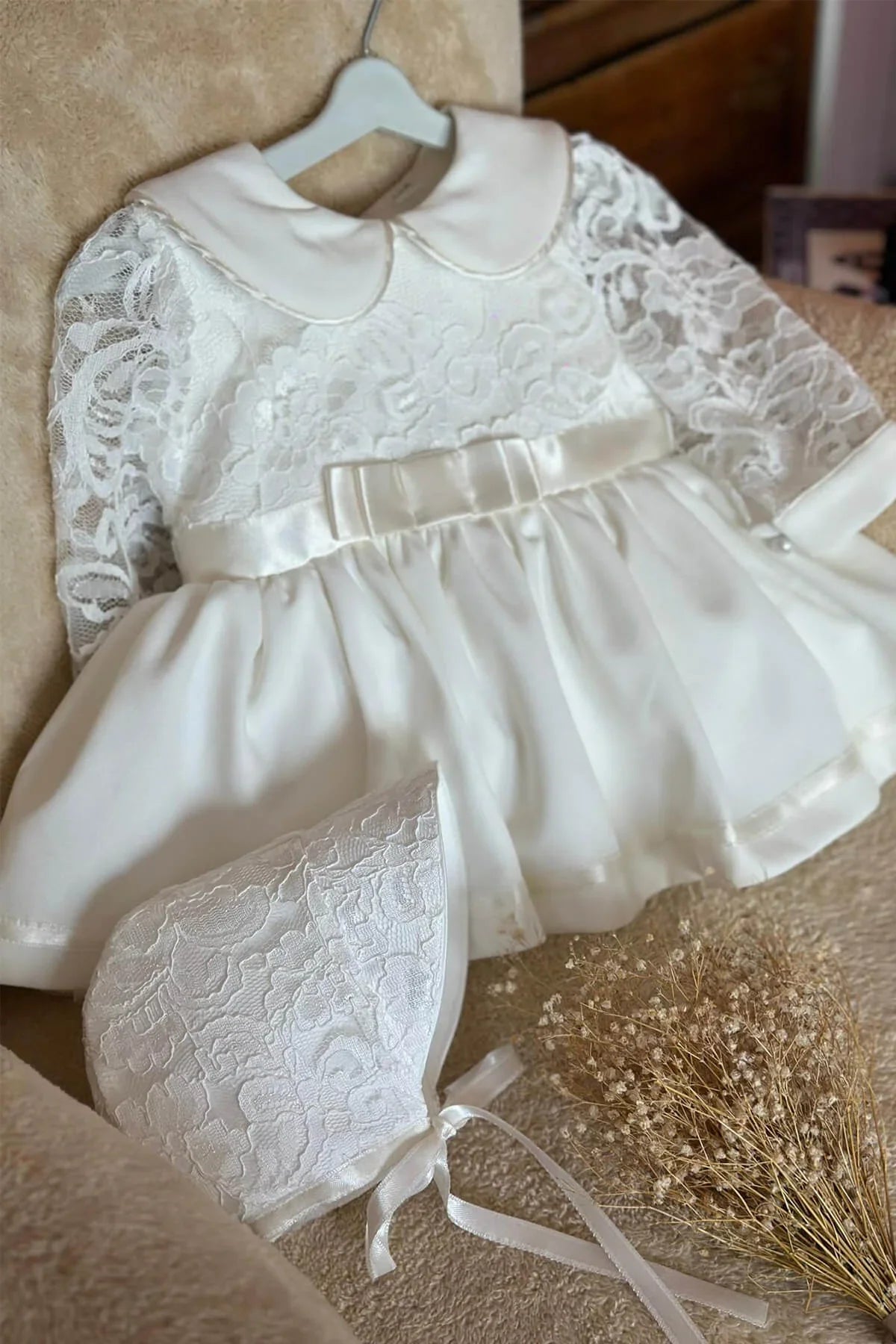 Ashley Girl Baptism Gown Set