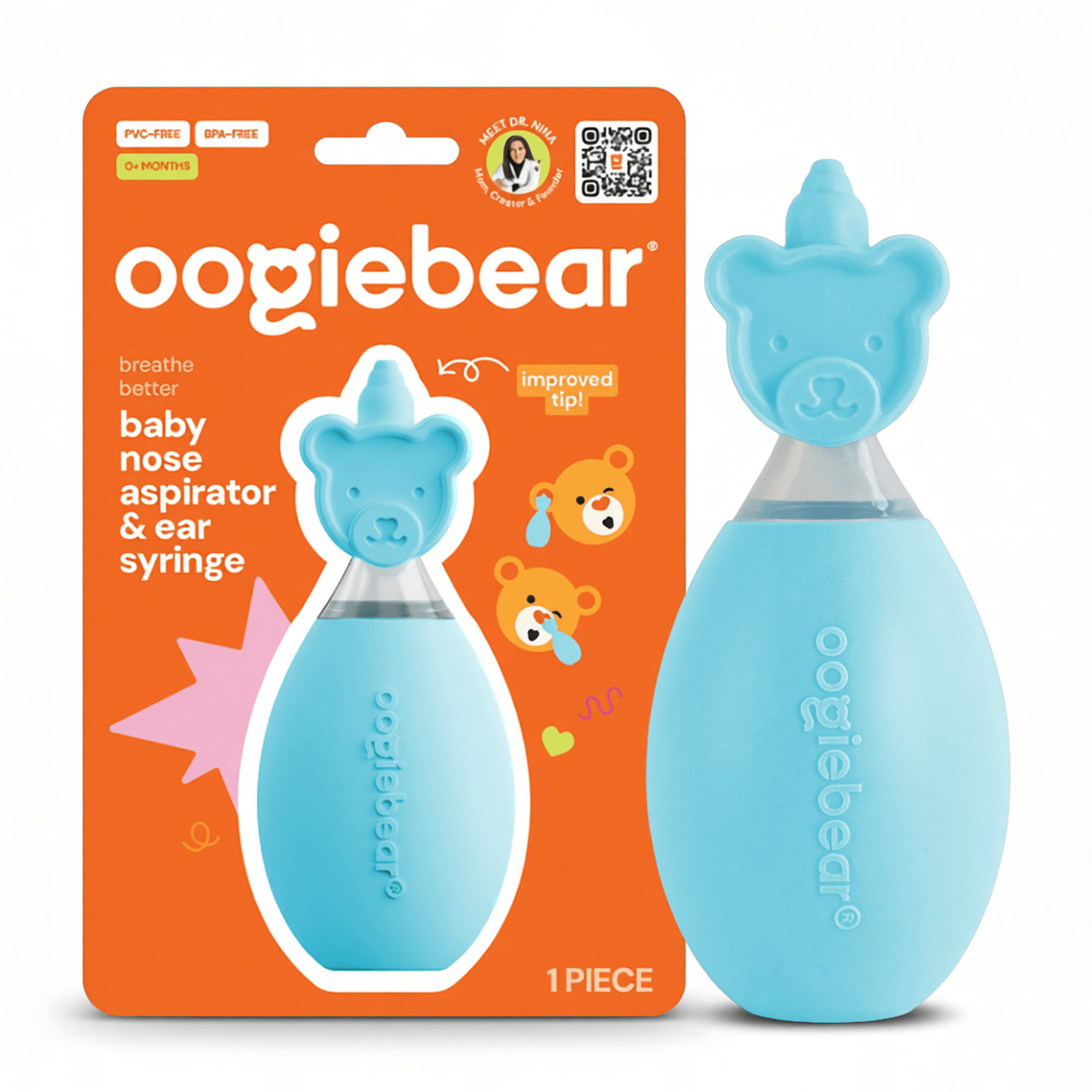Oogiebear Bulb Nose Nasal Aspirator