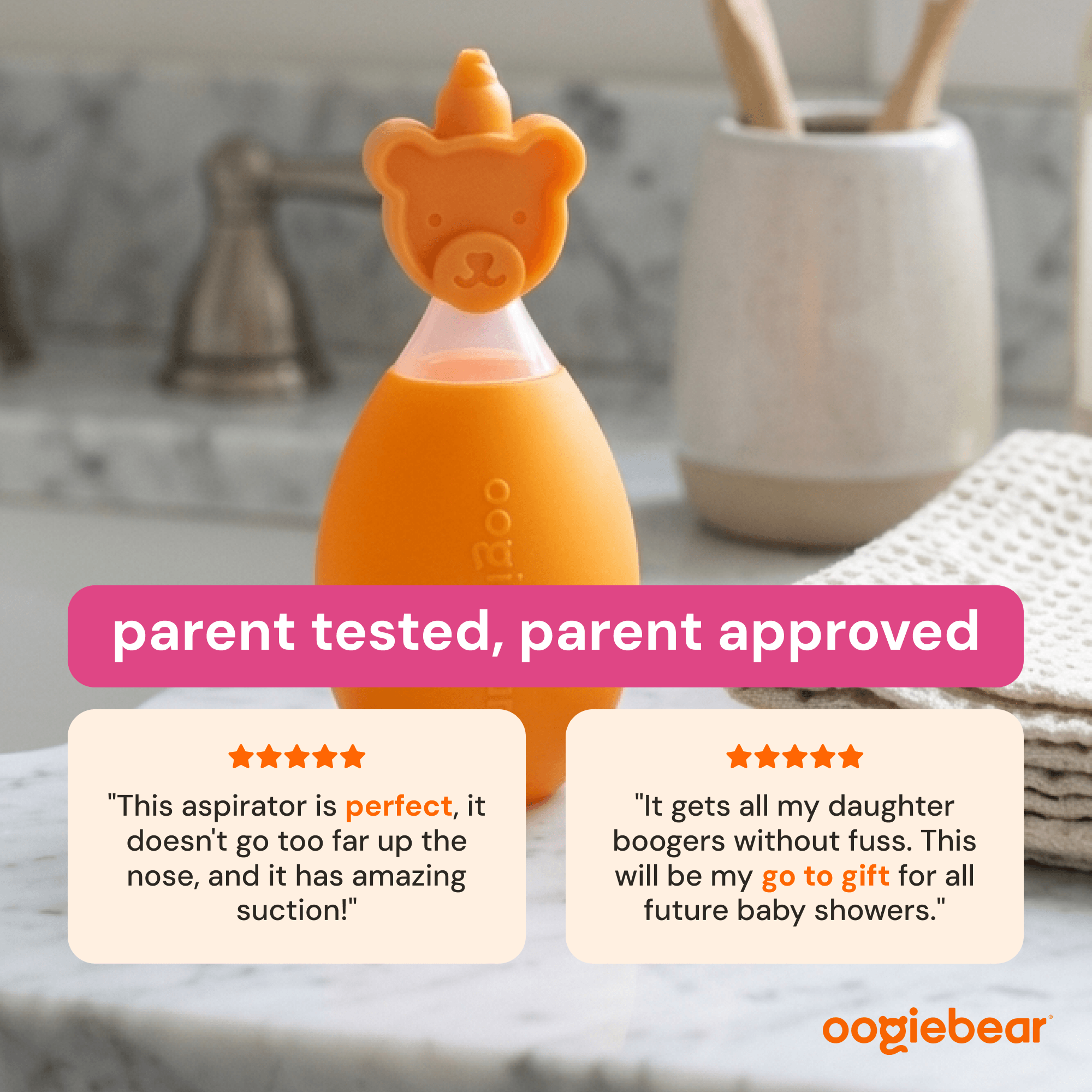 Oogiebear Bulb Nose Nasal Aspirator