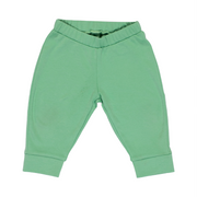 Cotton Jogger Pants In Grass Green