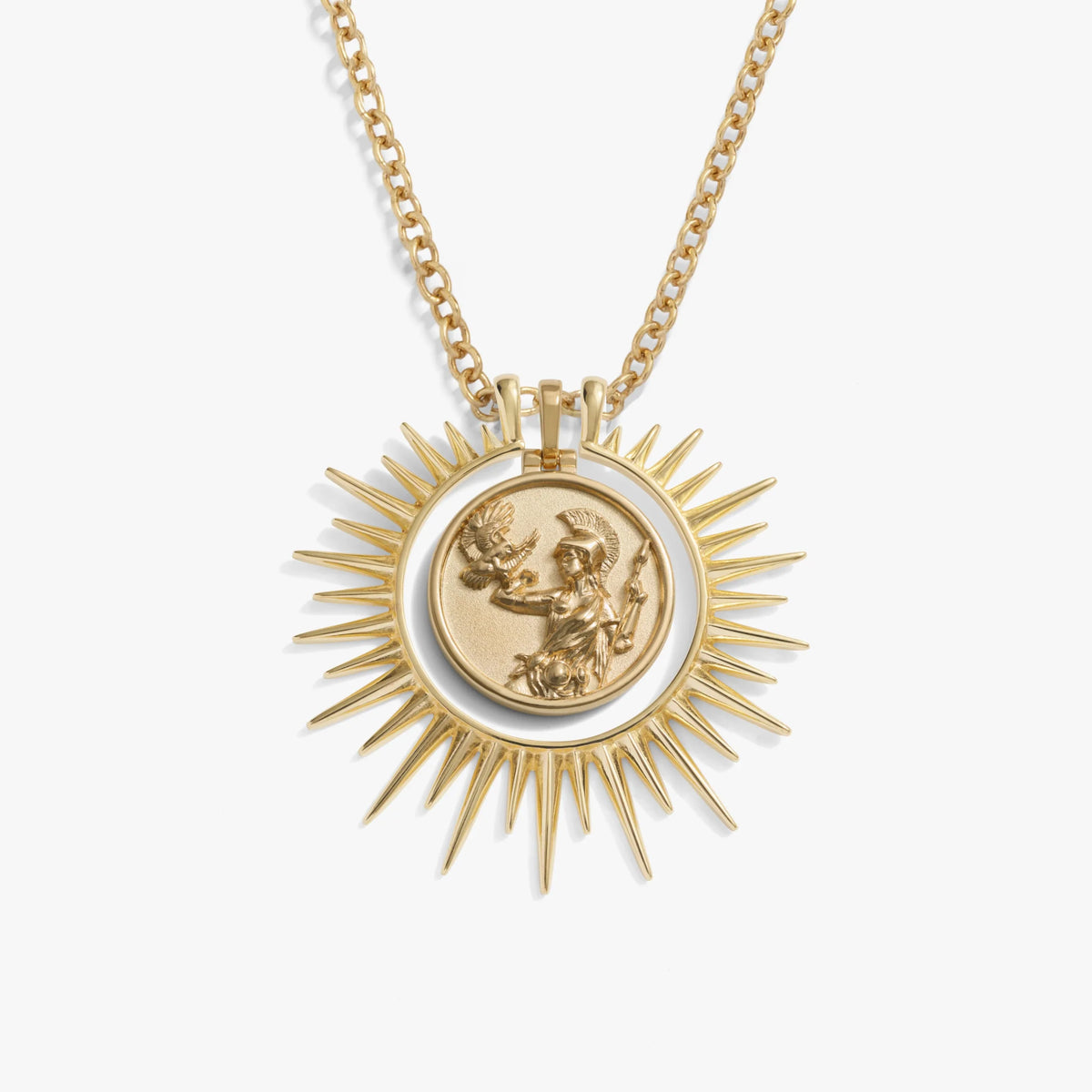 Cosmic Rays Halo Goddess Necklace