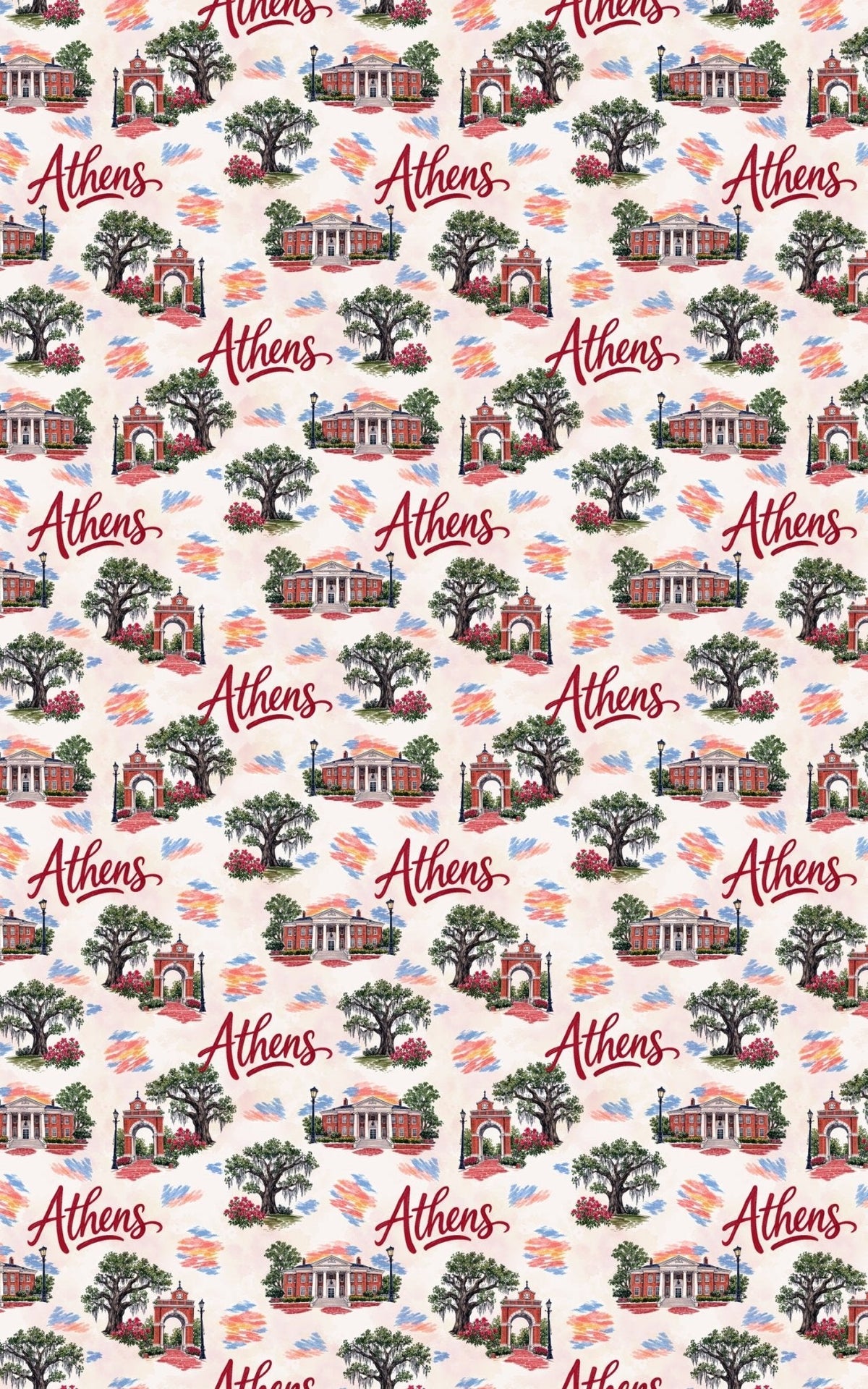 Athens Georgia Classic Wrapping Paper