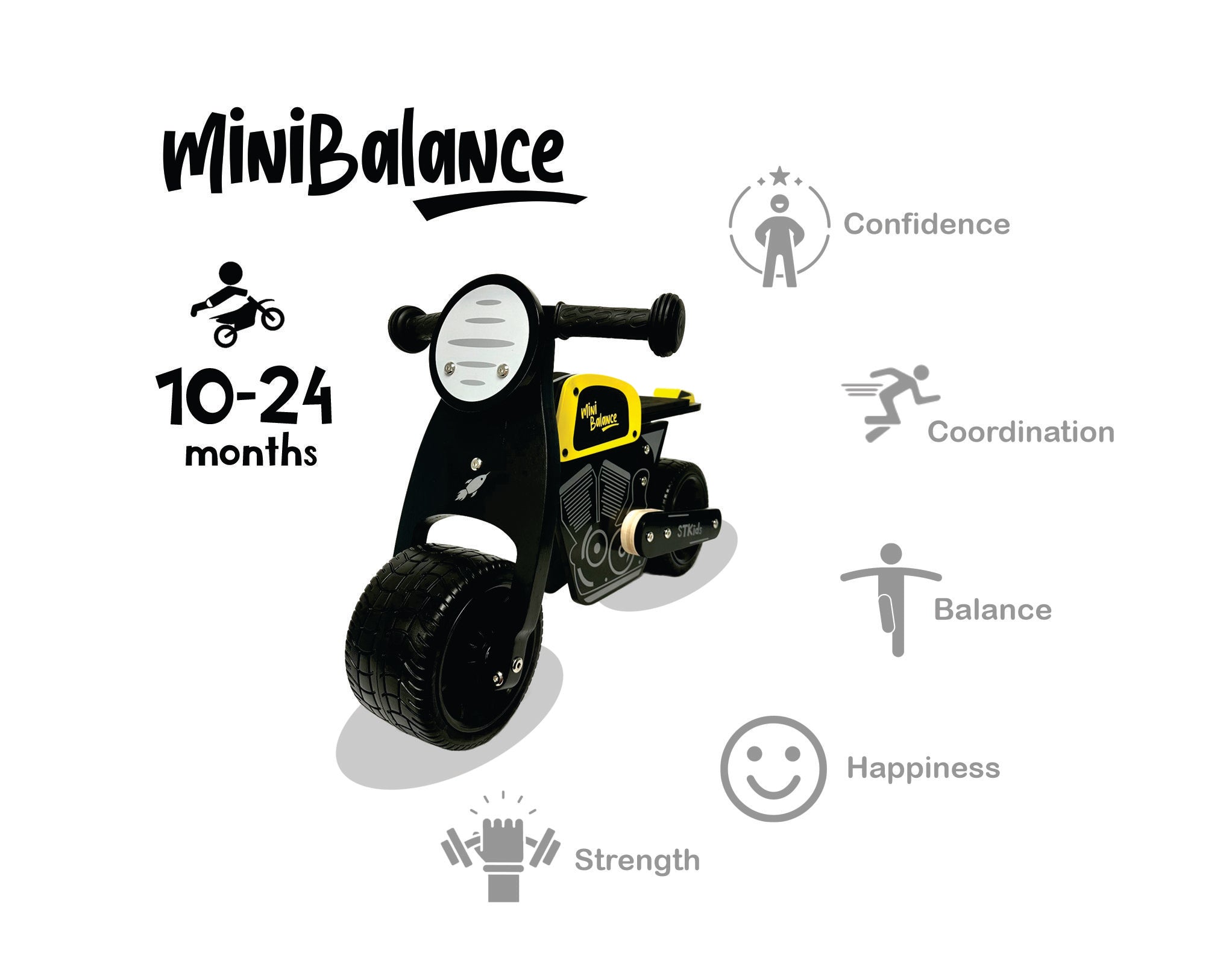 Ride-on Minibalance Cafe Racer