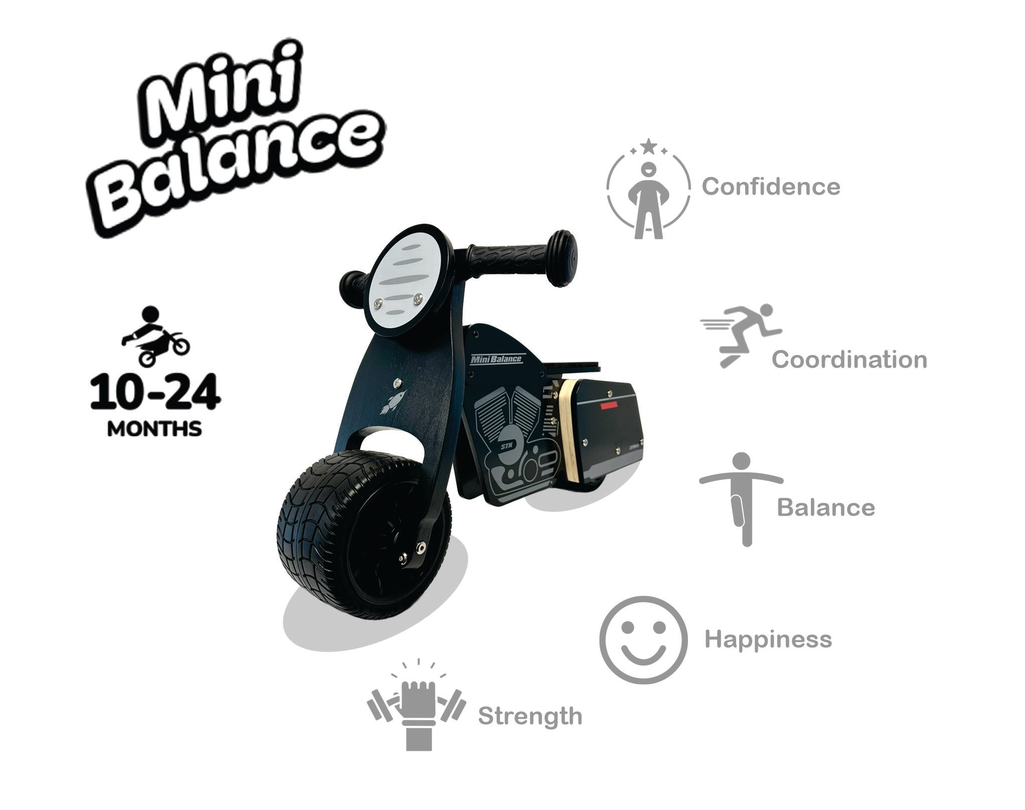 Ride-on Minibalance King Of Block