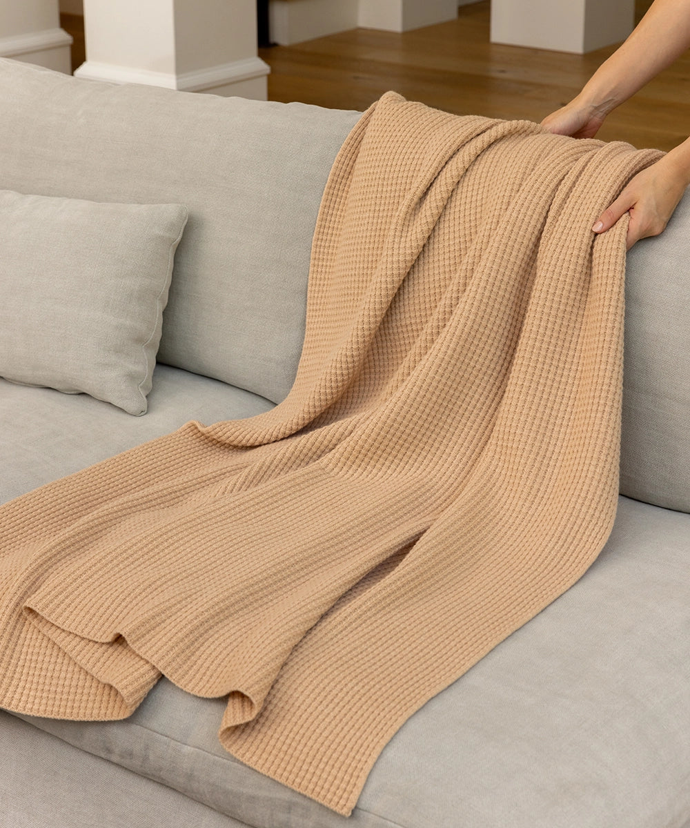 Adult Popcorn Blanket - Henna