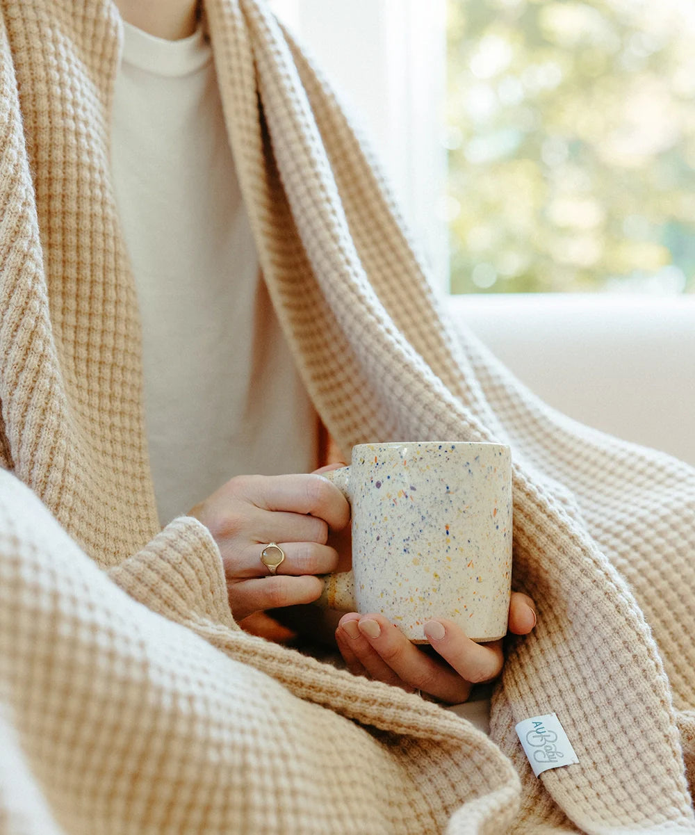Adult Popcorn Blanket - Henna