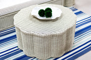 Kiira Outdoor Scalloped Coffee Table - Driftwood