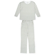 Audrey Women's Longsleeve Top Pant Set - Under The Christmas Tree