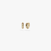Aura Gemstone Huggies