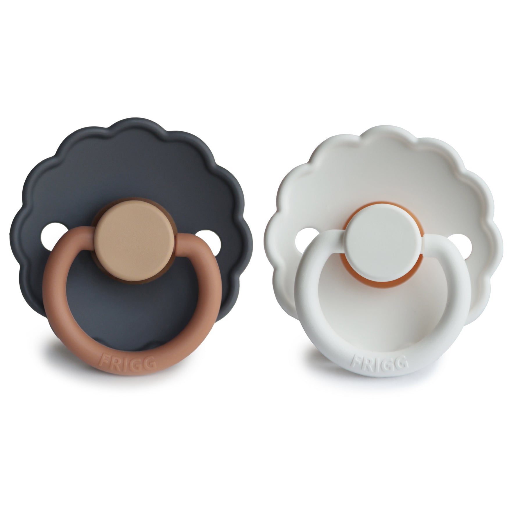 Frigg Daisy Natural Rubber Pacifier 2-pack