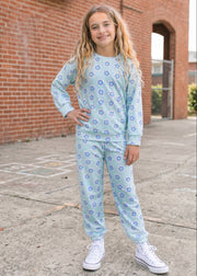Ava Flower Sweat Set